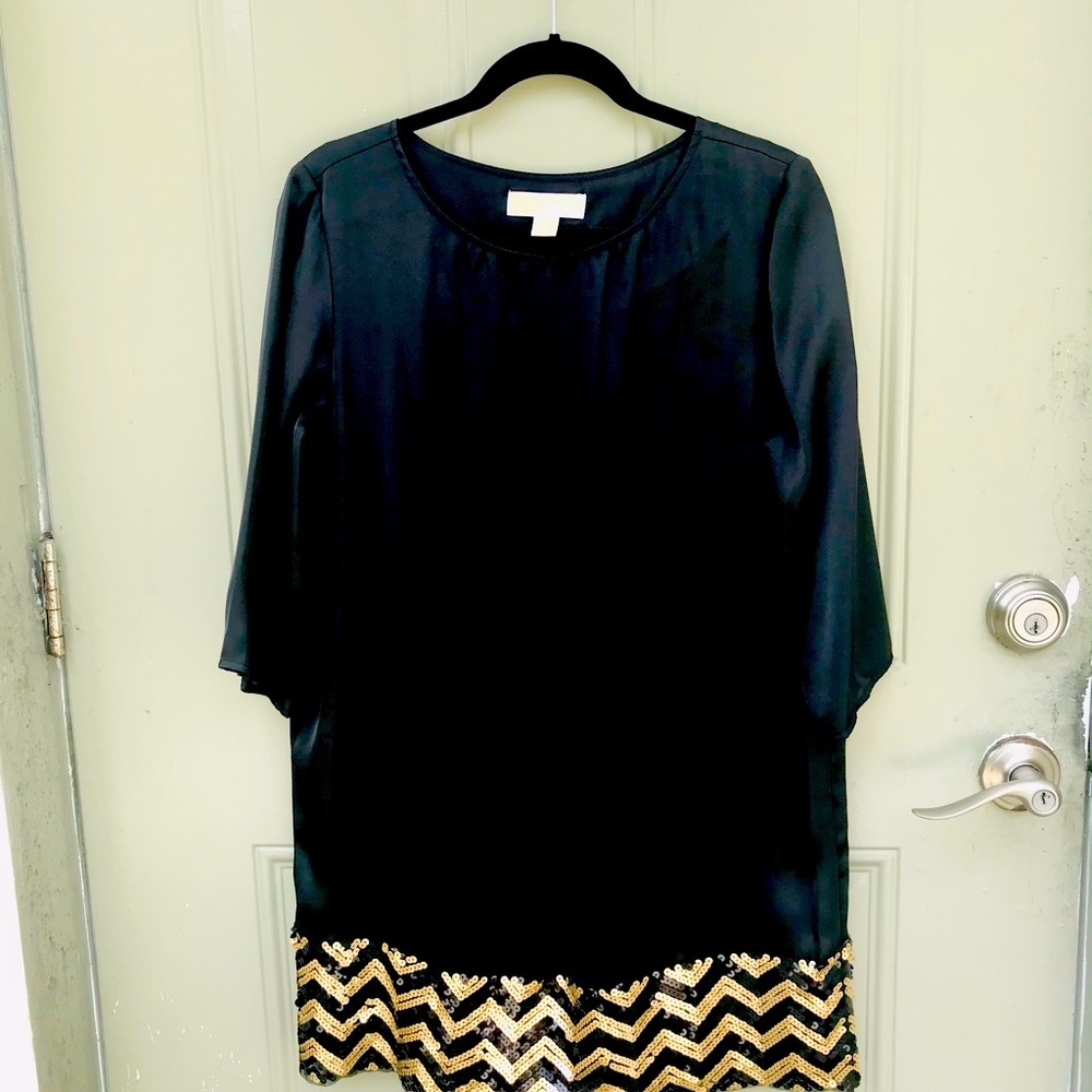 Dress! Beautiful black silk !
